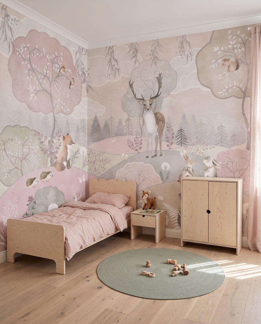 Soft Woodland Tales in an interior