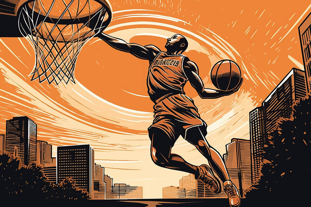 Above the Hoop — full design