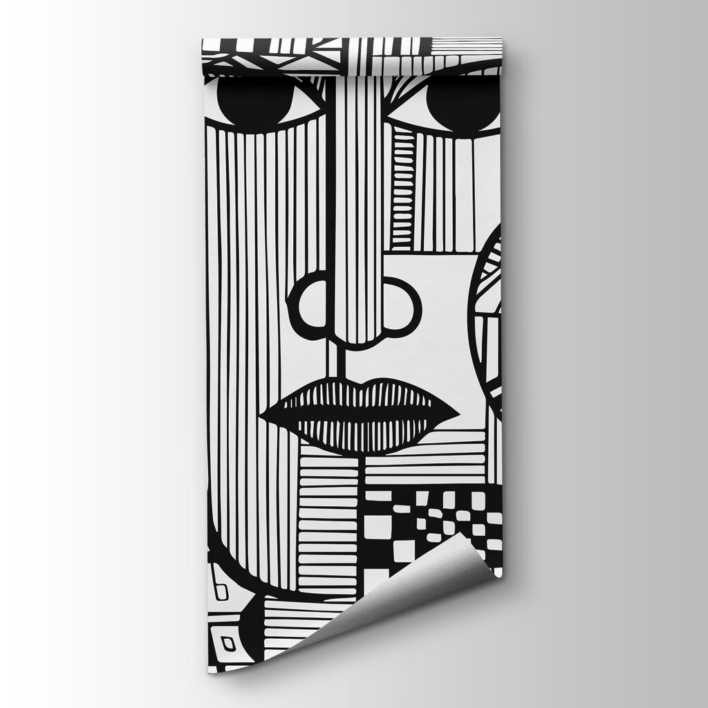 Face made of lines — product view
