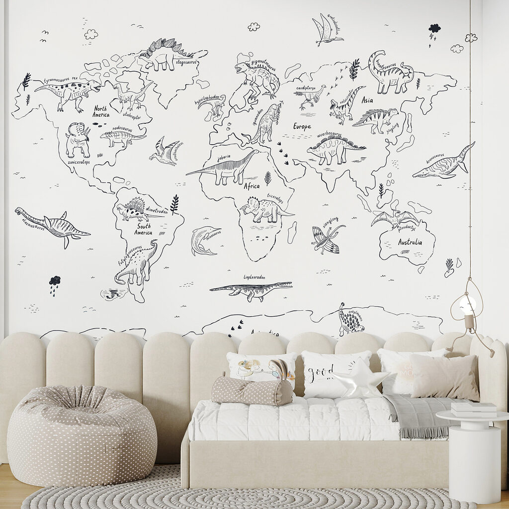 Map of animal outlines — interior 2