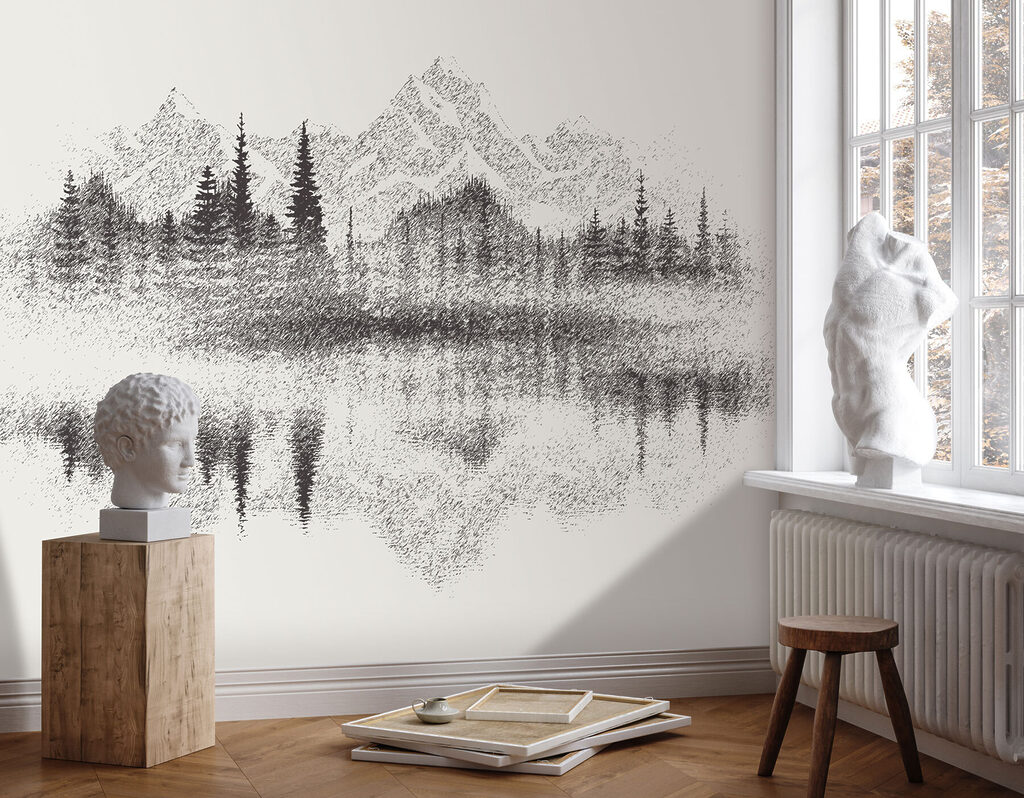 Mountain reflections — interior 1