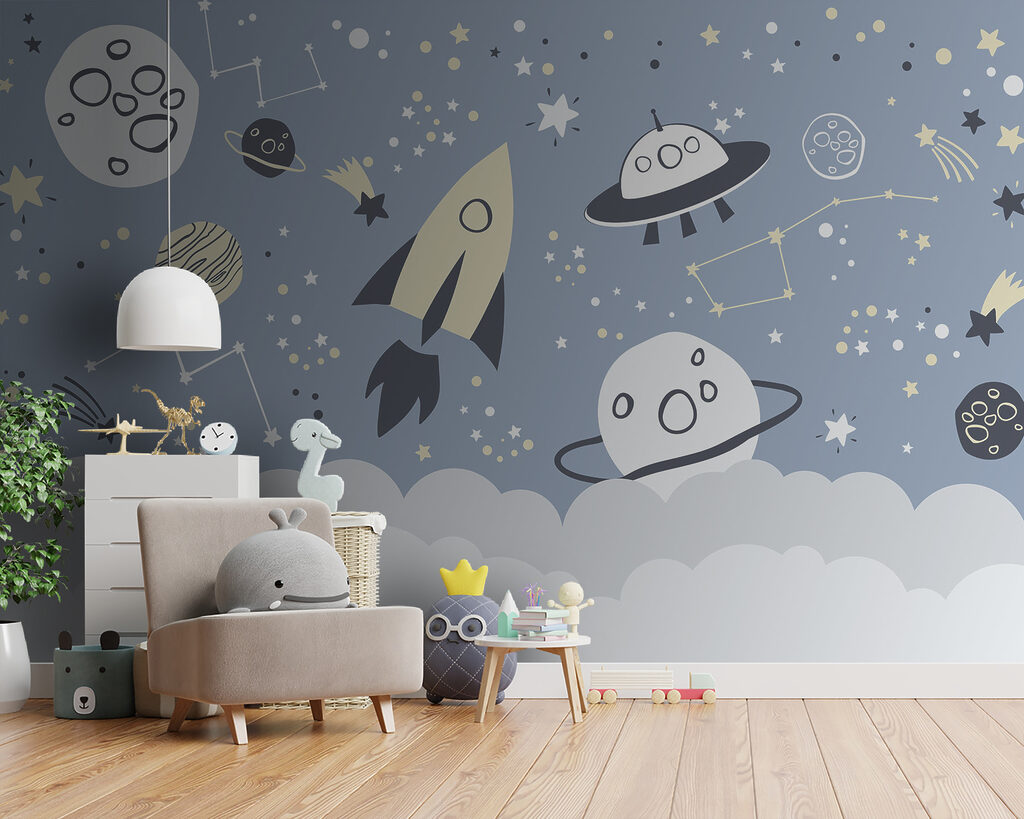 Rockets above blue clouds — interior 2