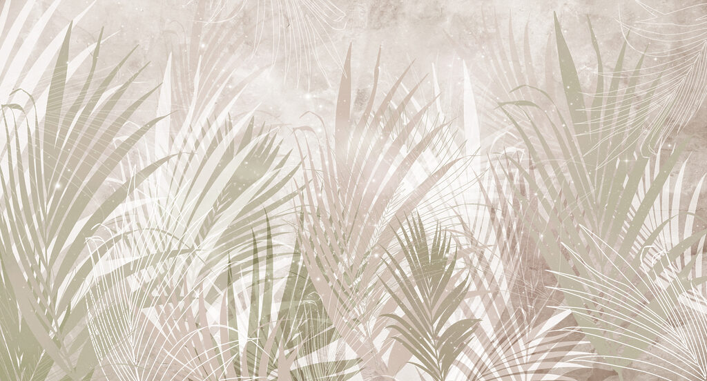 Palm fronds — full design