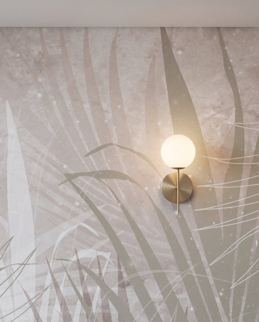 Palm fronds — detail