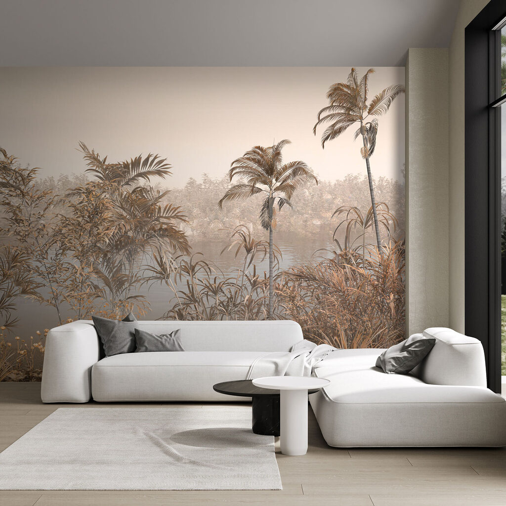 Palms in warm haze — interior 5