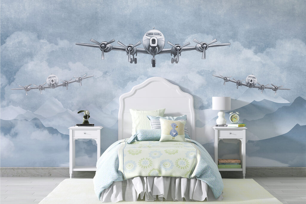 Planes above snowy mountains — interior 2