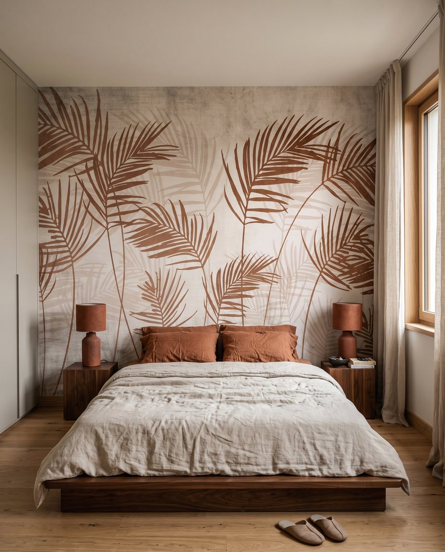 Palm Shadows in an interior