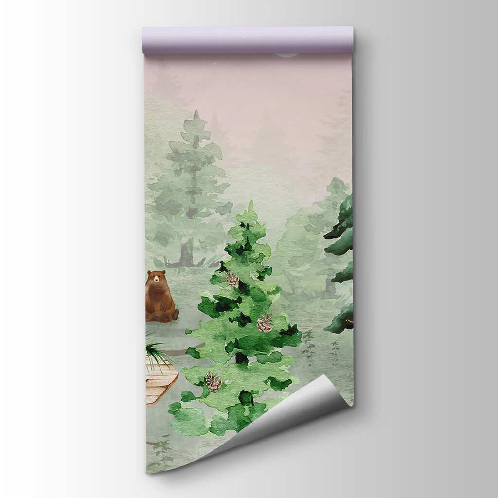 Woodland friends by moonlight — product view