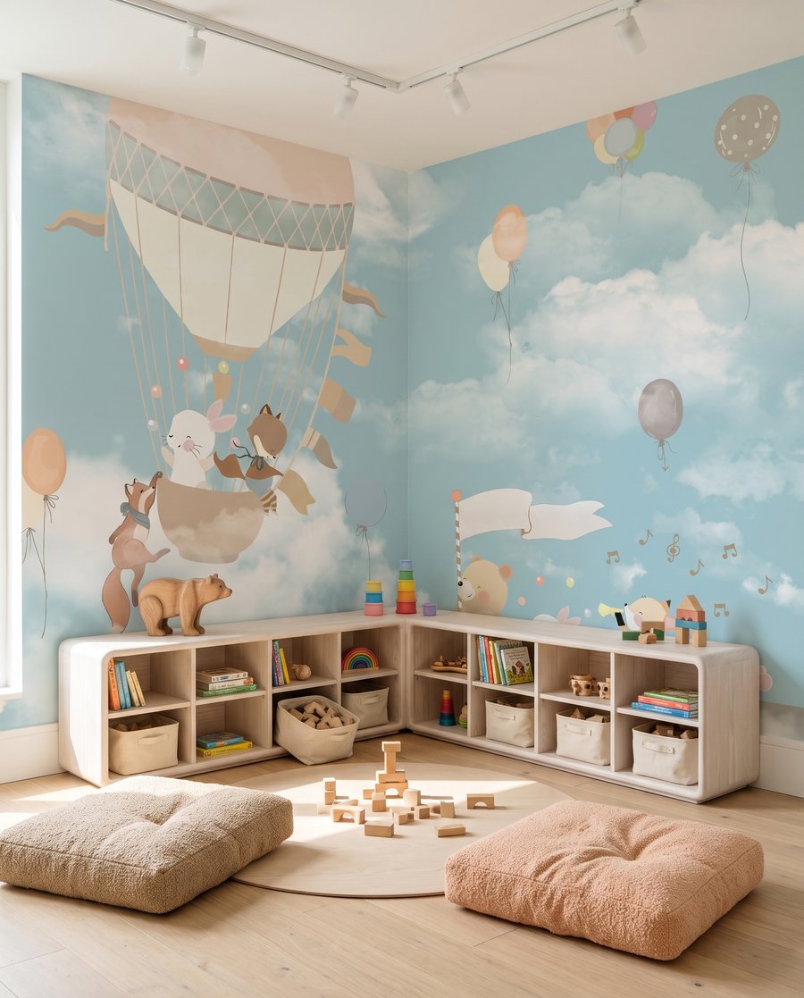 Little Balloon Travellers in an interior