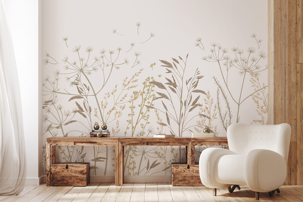 Delicate wild grasses — interior 1