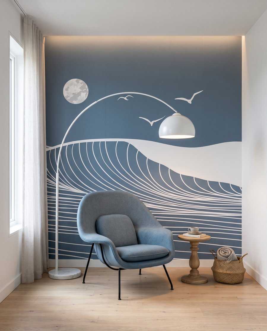 Waves in Fine Lines — interior 3