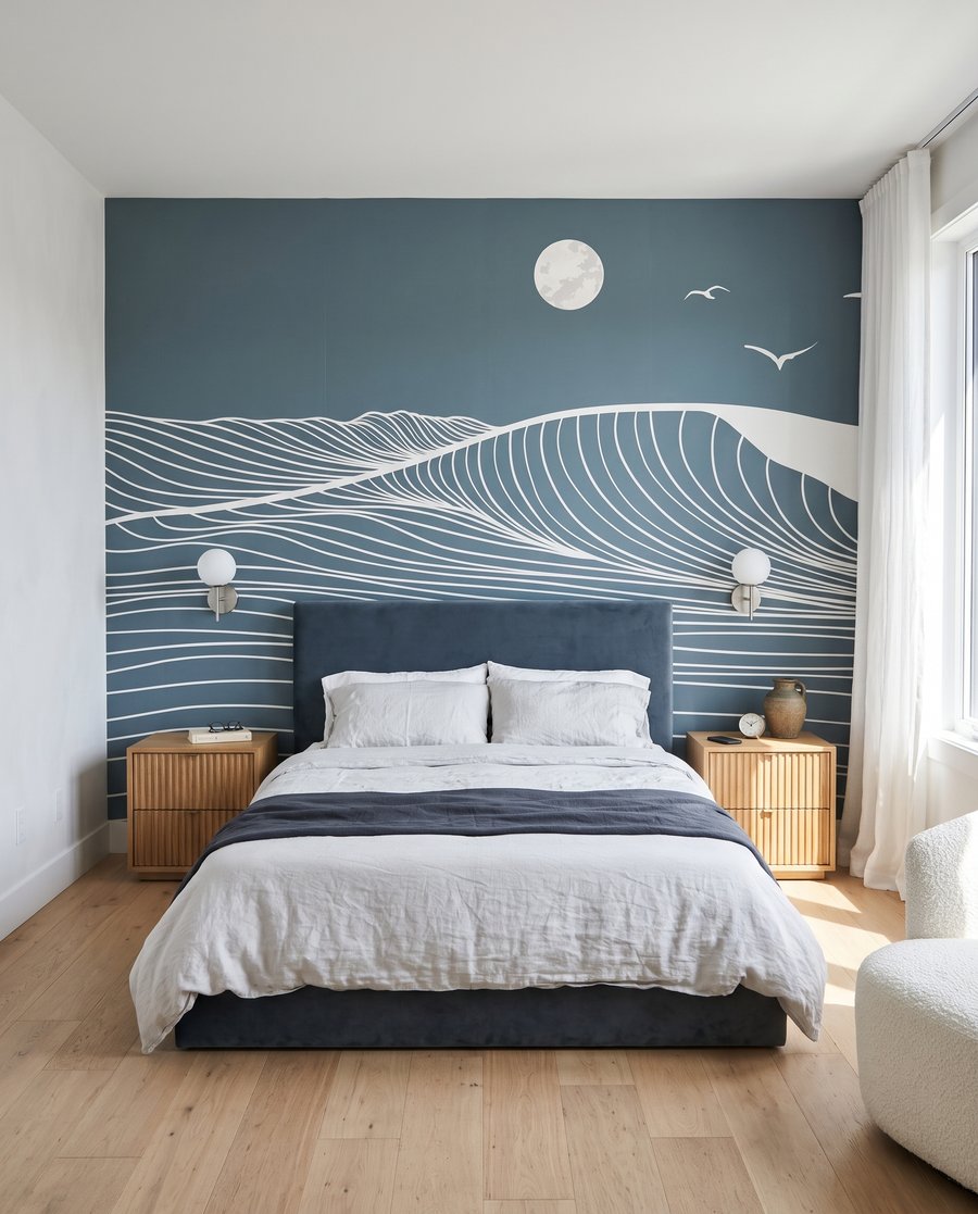 Waves in Fine Lines — interior 2