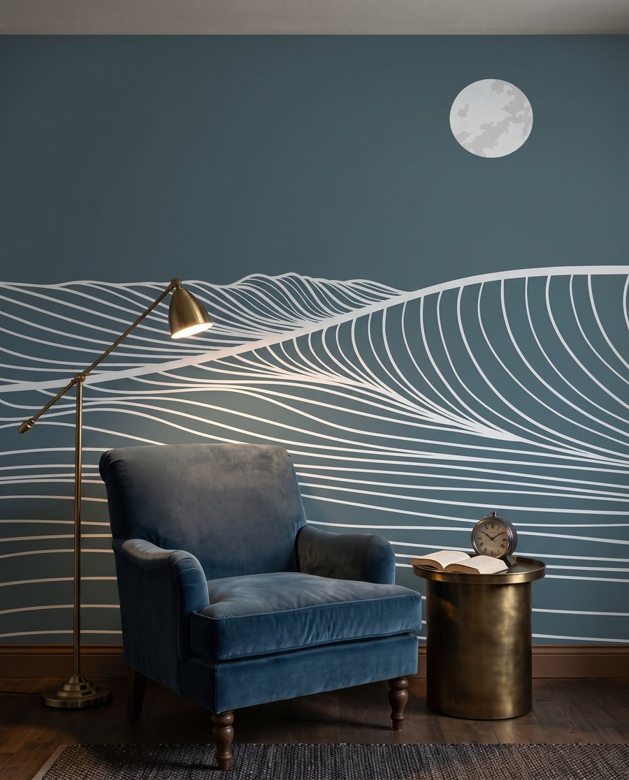 Waves in Fine Lines — interior 3
