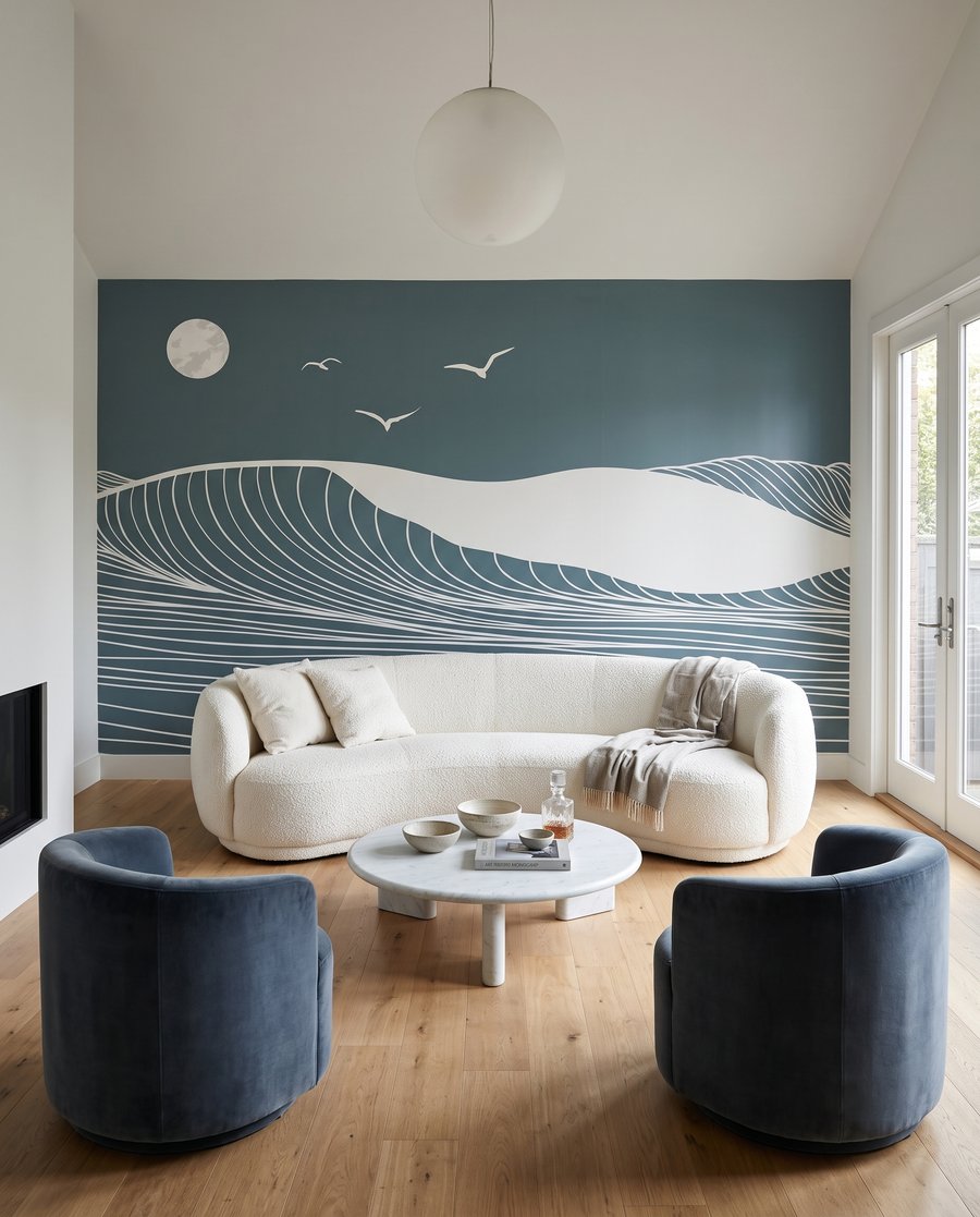 Waves in Fine Lines — interior 4