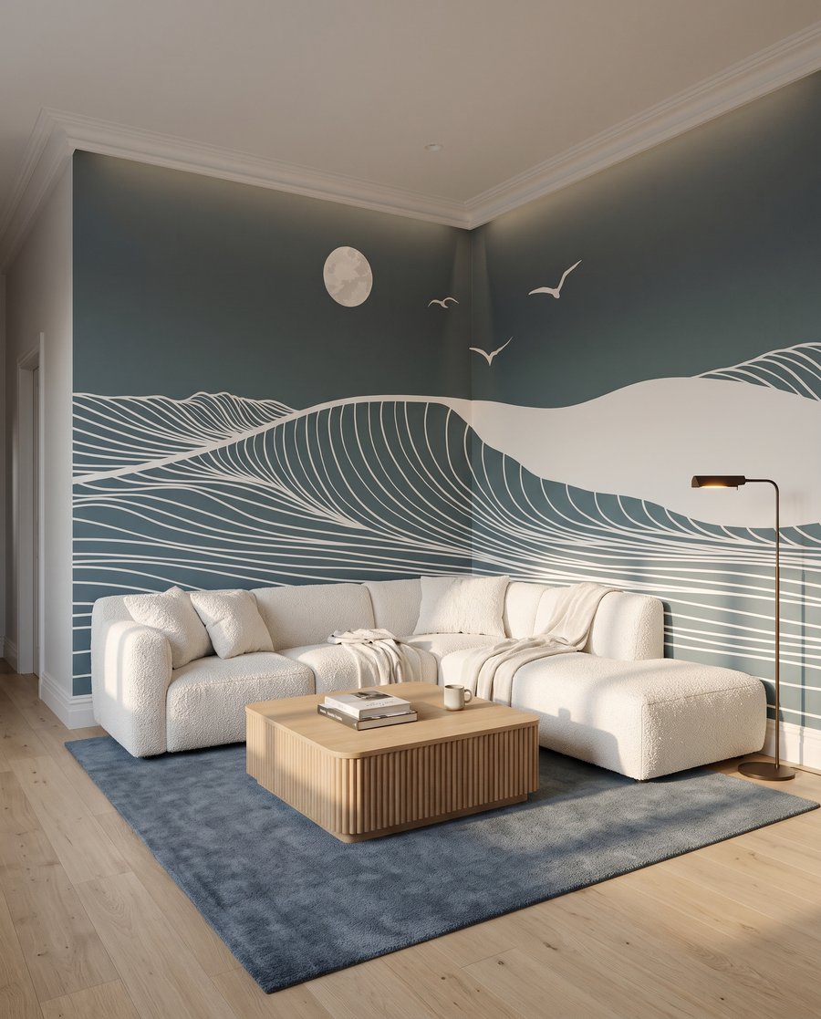 Waves in Fine Lines — interior 5