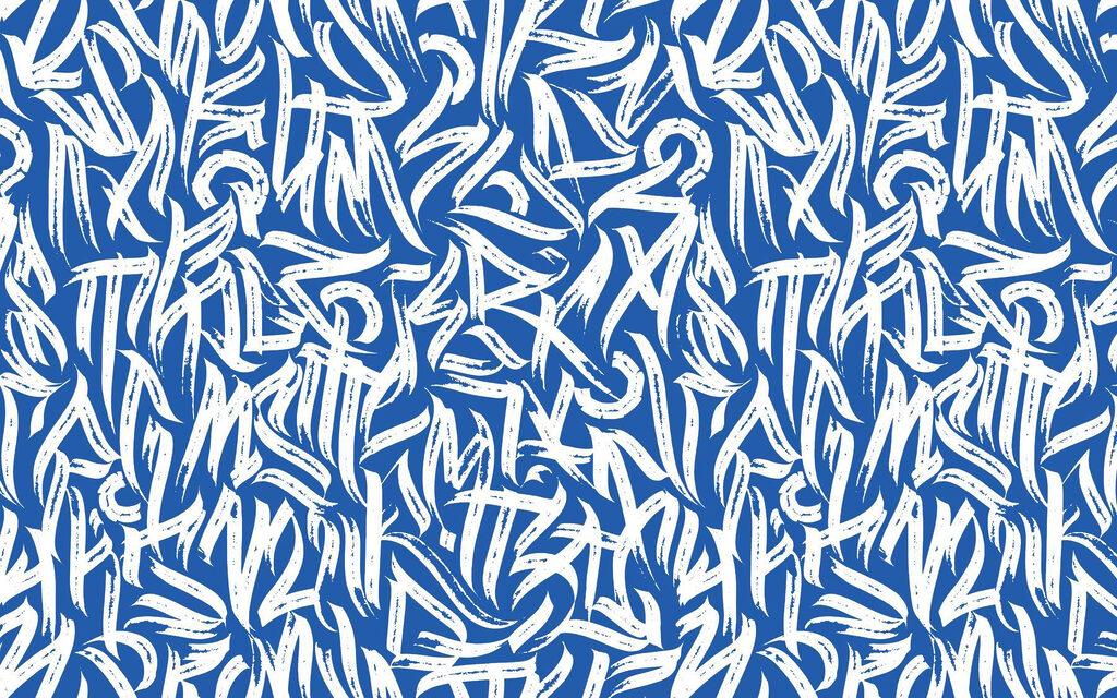 Graffiti lettering — full design