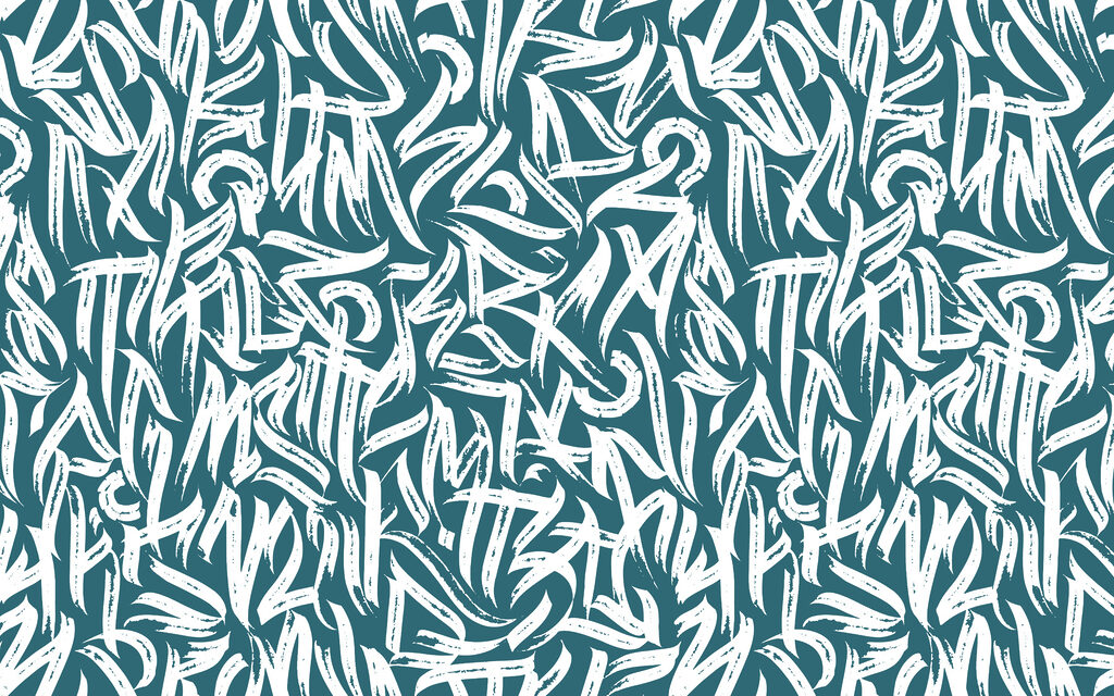 Brushstroke Jungle — full design
