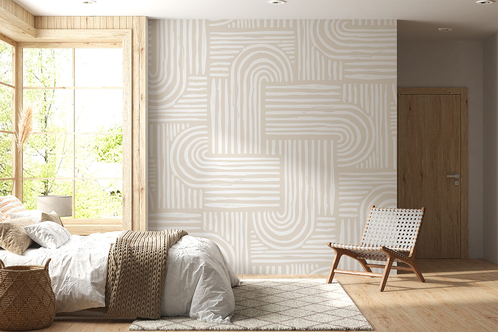 Fine curved lines — interior 3
