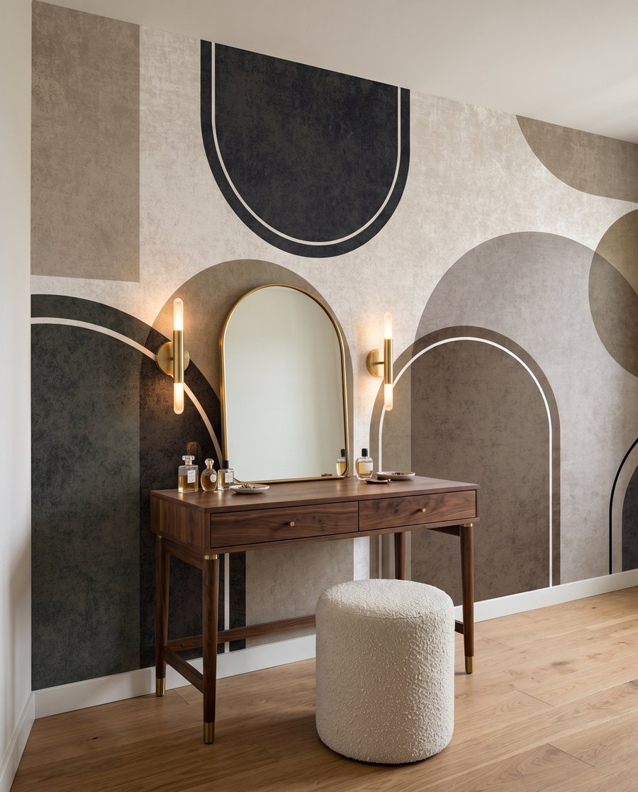 Rounded arches, fine outlines — interior 3