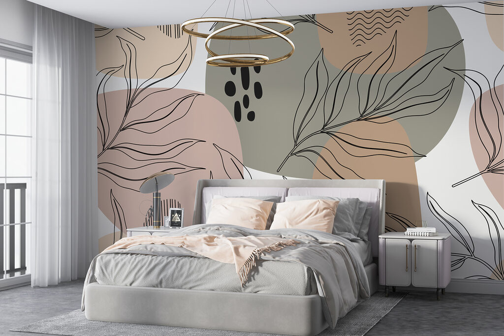 Soft shapes with leaves — interior 2