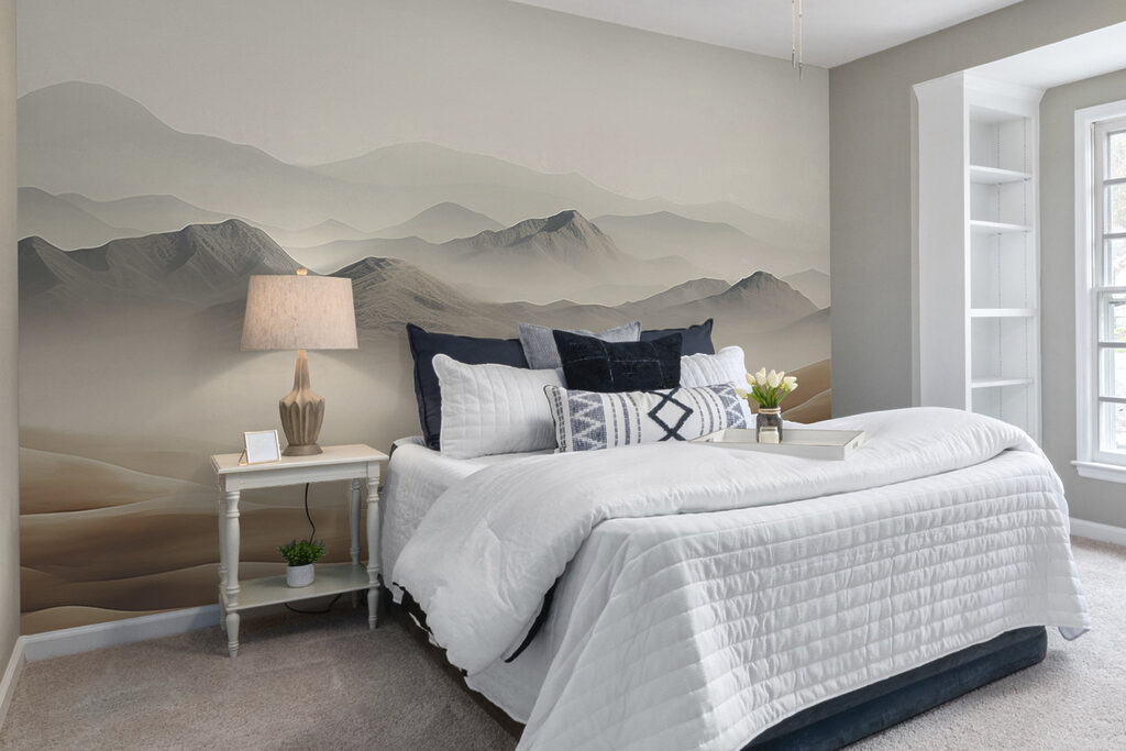 Dunes and pale mountains — interior 1