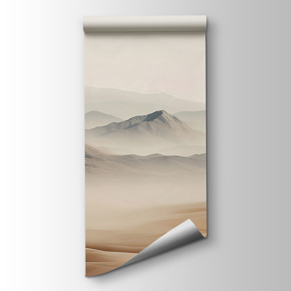 Dunes and pale mountains — product view