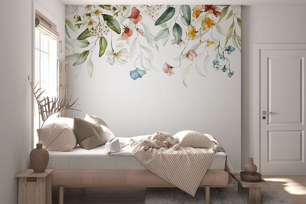 Hanging flower sprigs — interior 2