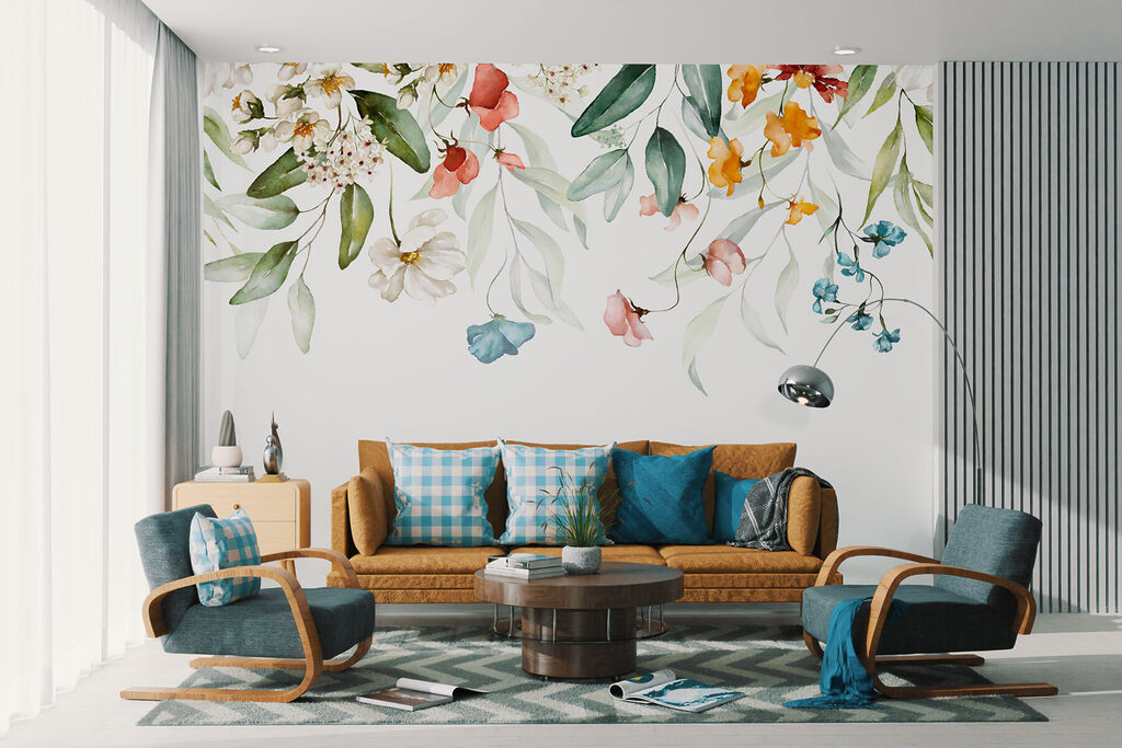 Hanging flower sprigs — interior 3