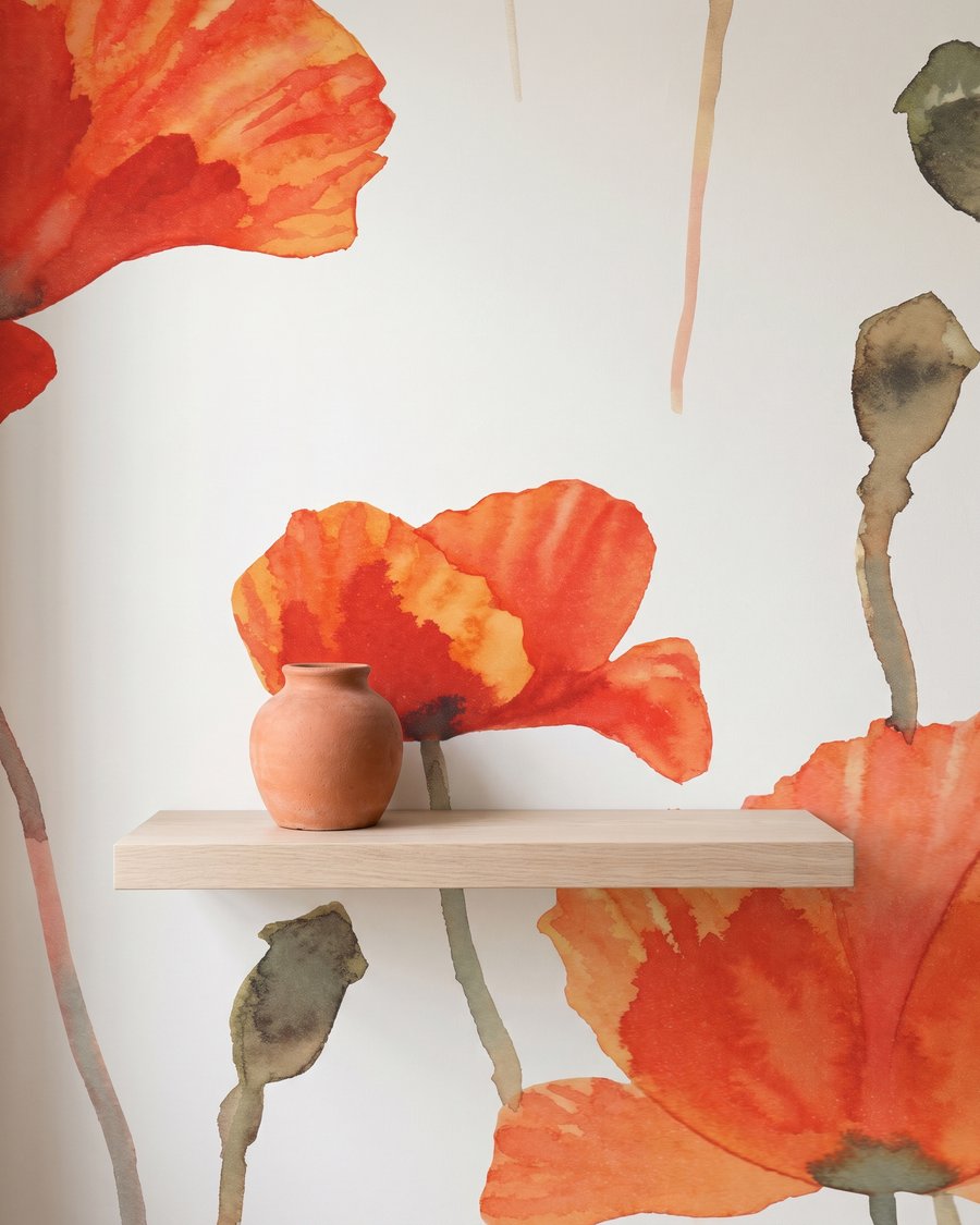 Poppies Standing Tall — detail