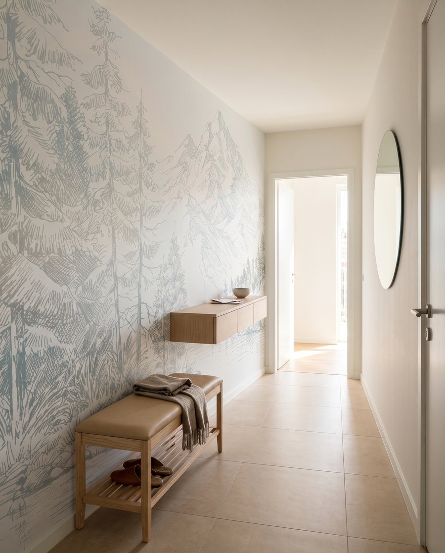 Lake in fine lines — interior 6