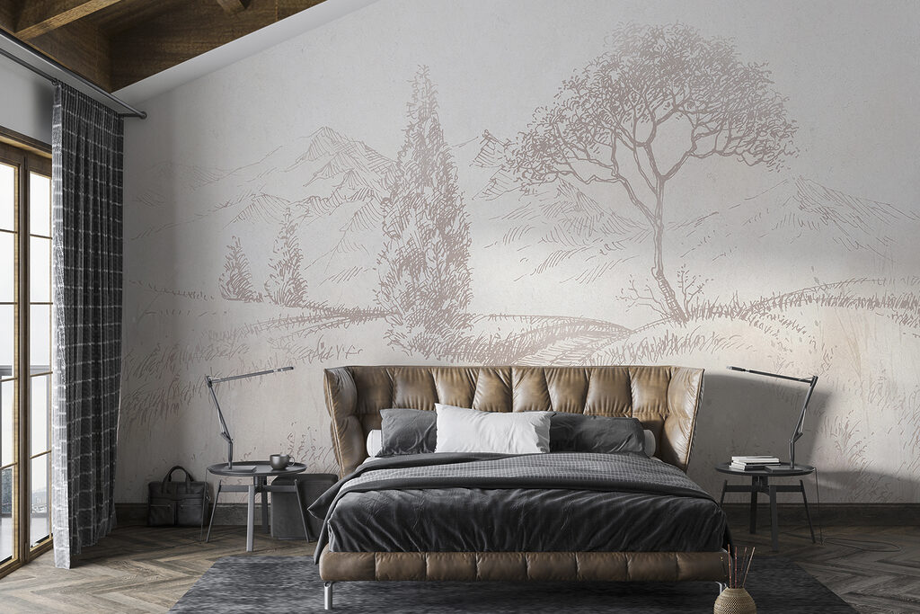 Path between trees — interior 1