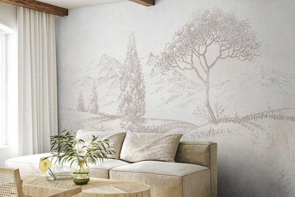 Path between trees — interior 3