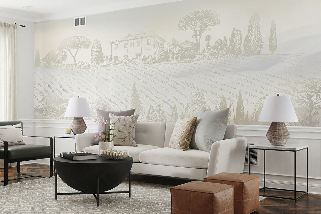 Villa above a vineyard — interior 2