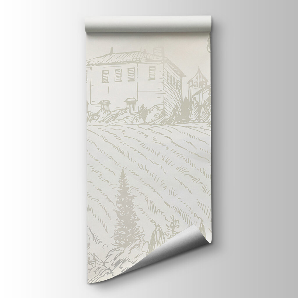 Villa above a vineyard — product view
