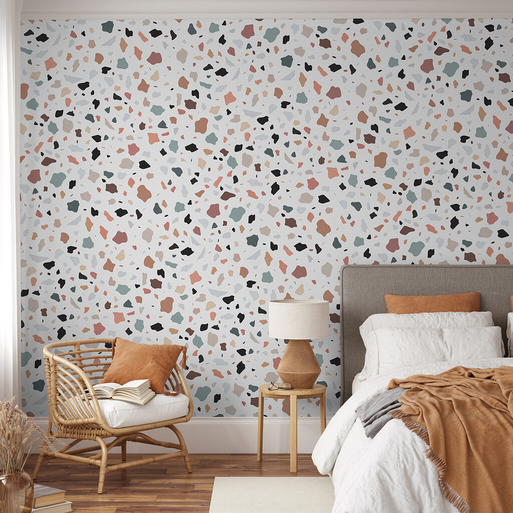 Colourful mosaic speckles — interior 1