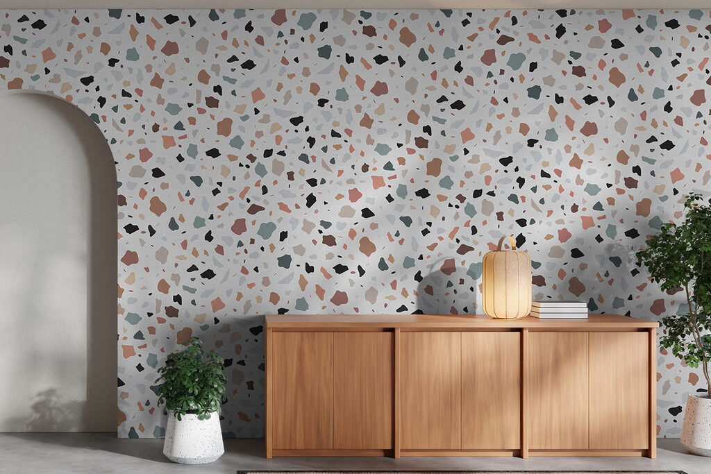 Colourful mosaic speckles — interior 2