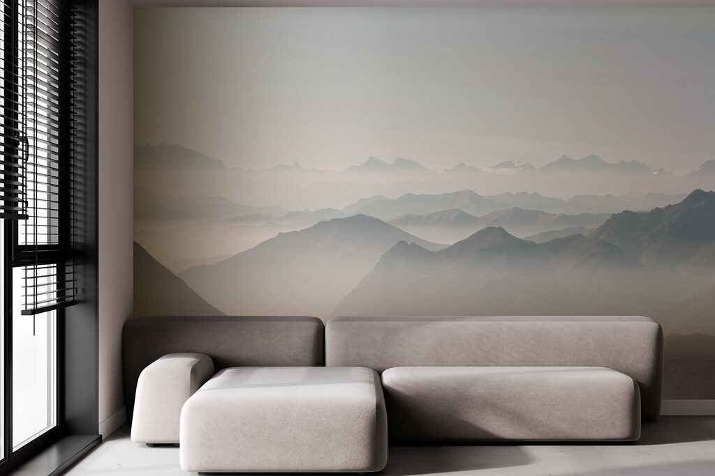 Misty mountain ridges — interior 1