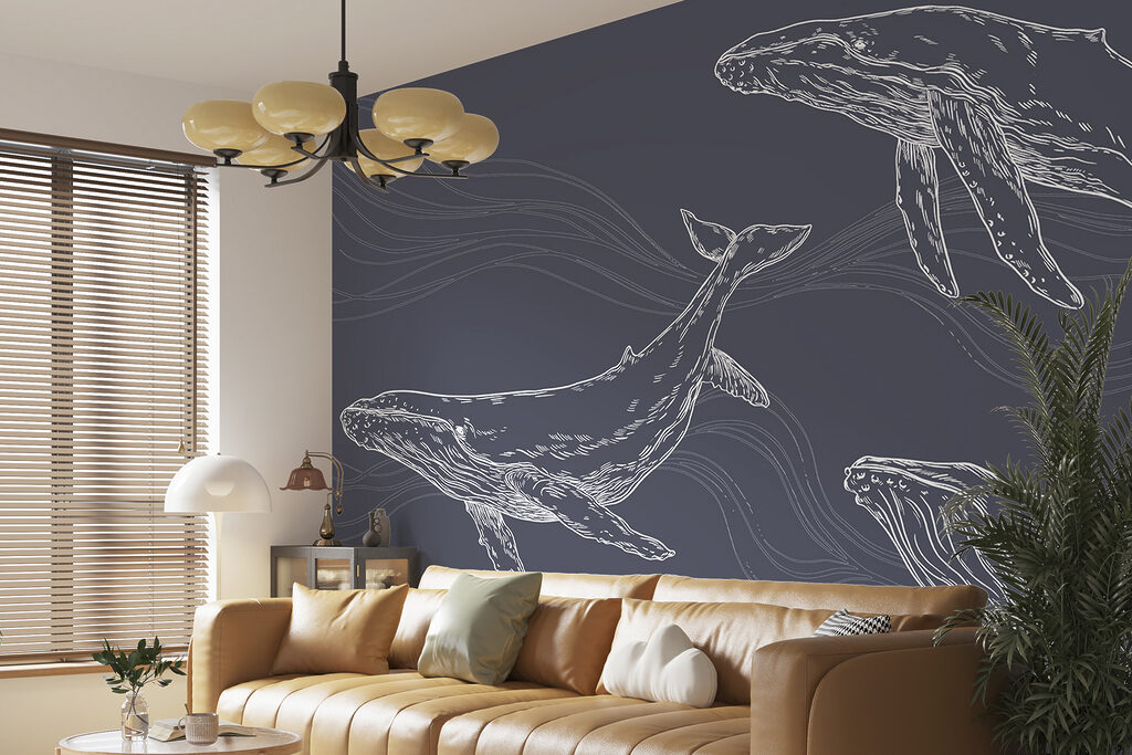 Whales in Fine Lines — interior 2