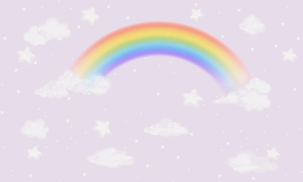 Rainbow among stars — full design