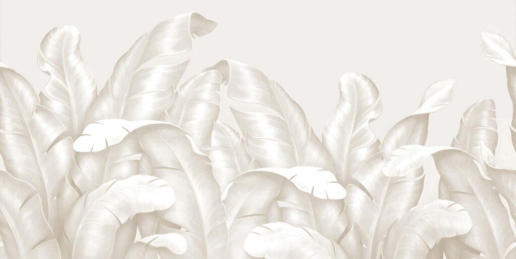 Large pale leaves — full design