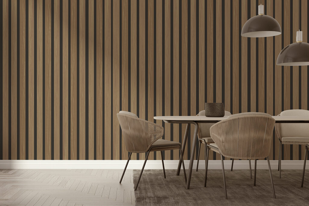 Honey-brown slats — interior 2