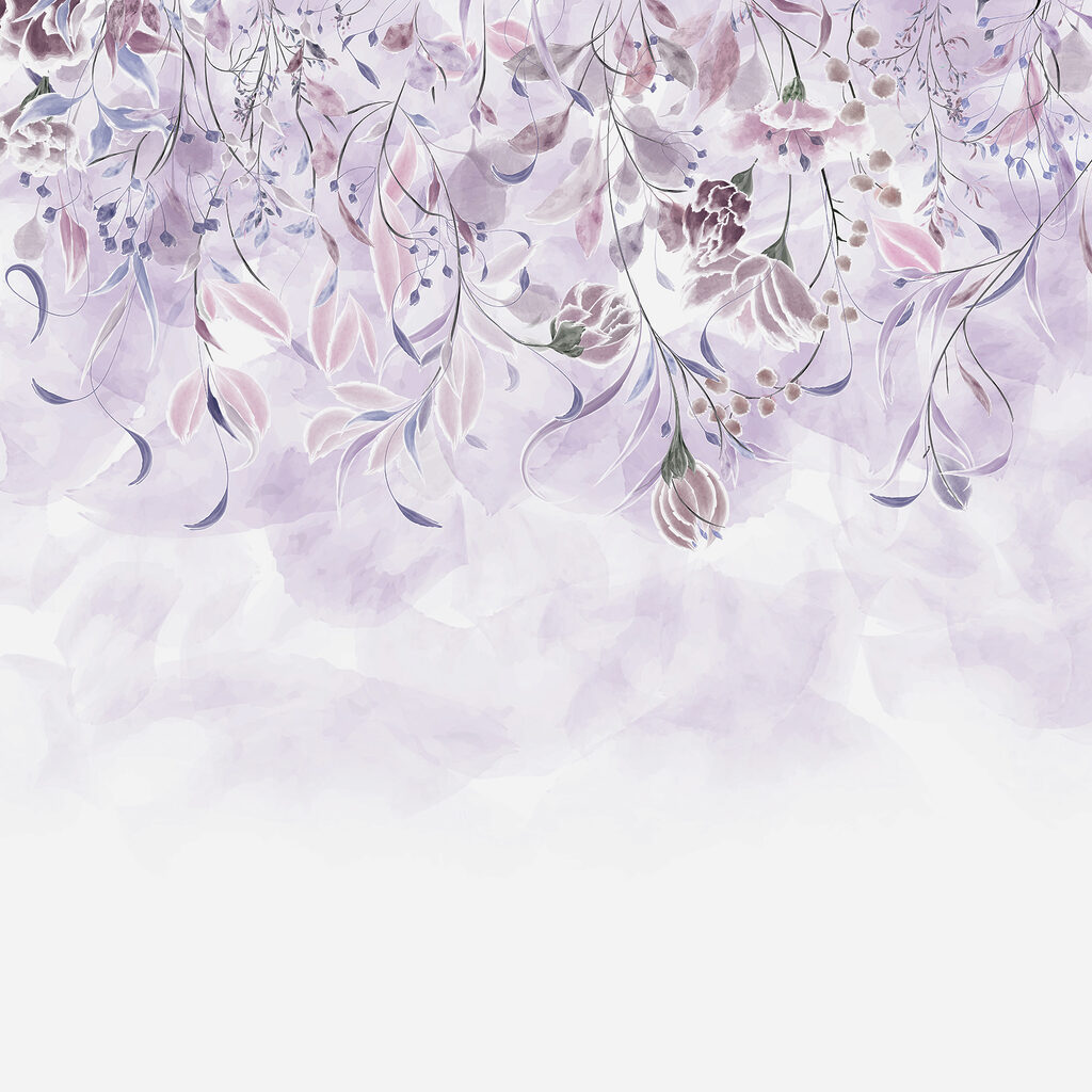 Hanging floral branches — full design