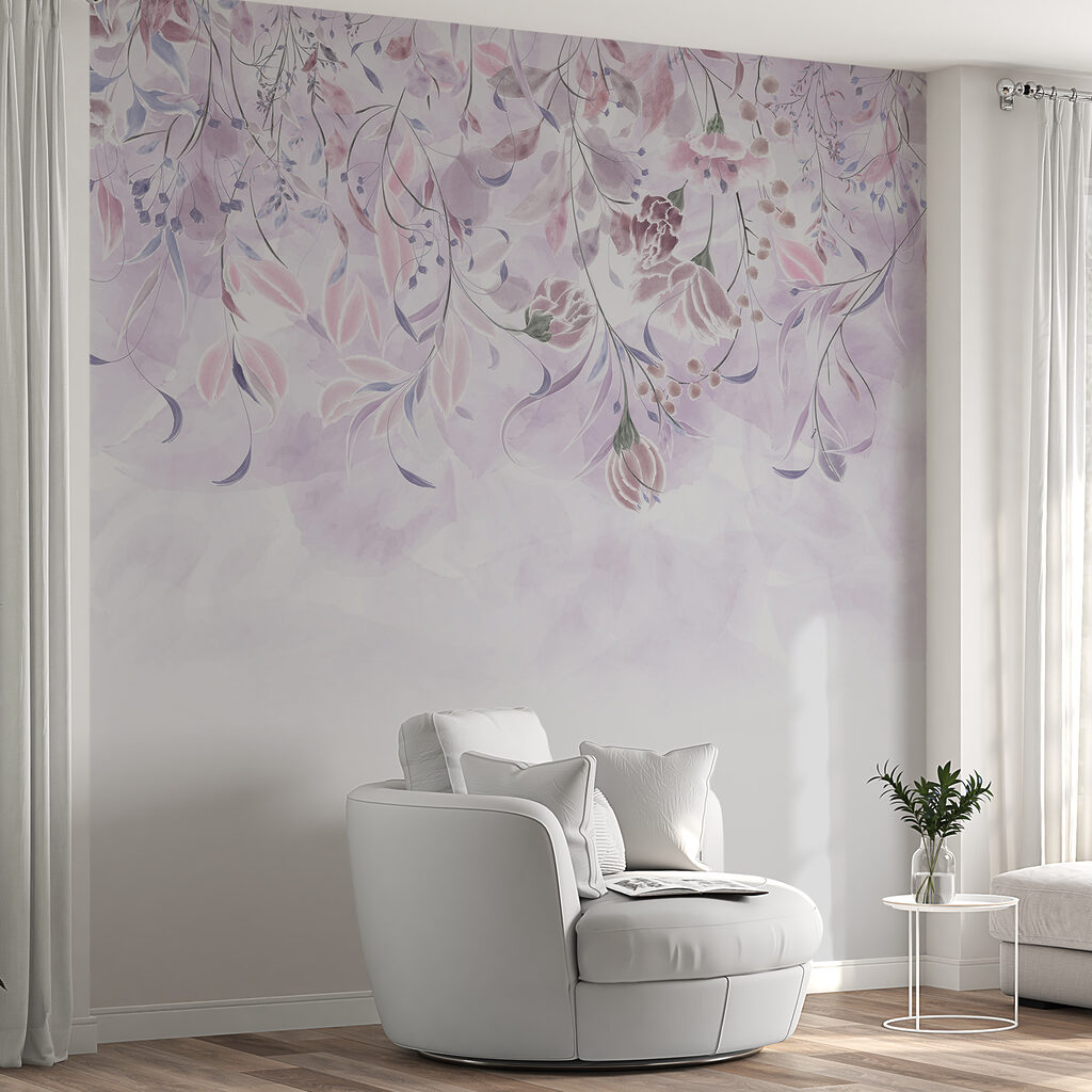 Hanging floral branches — interior 2