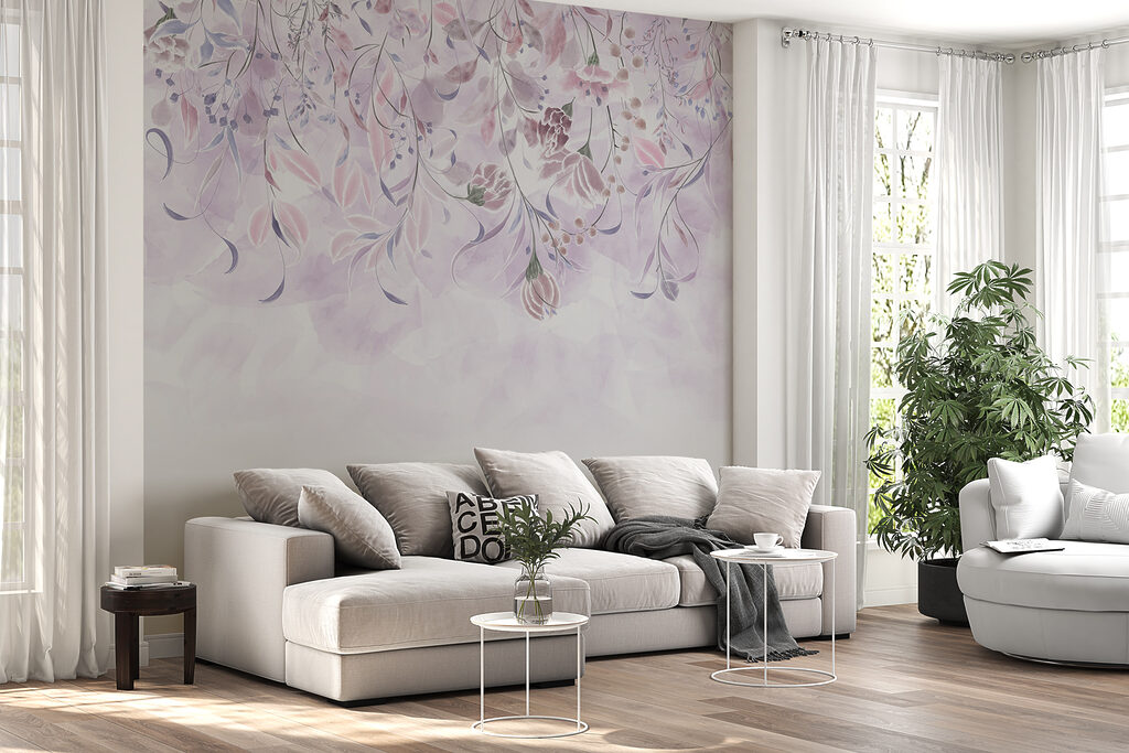 Hanging floral branches — interior 3