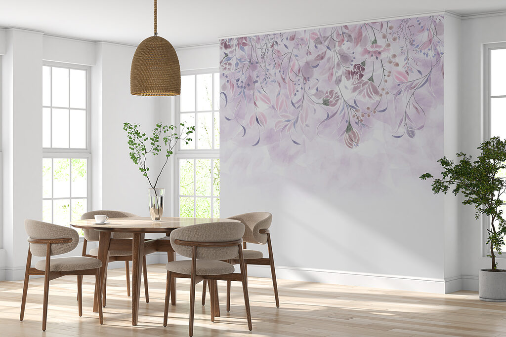 Hanging floral branches — interior 4