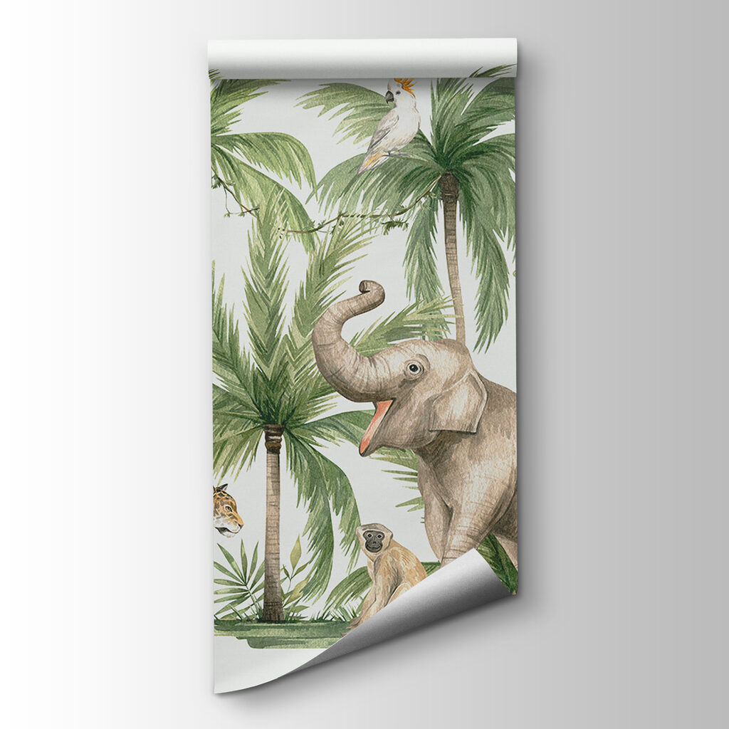 Elephant among palms — product view