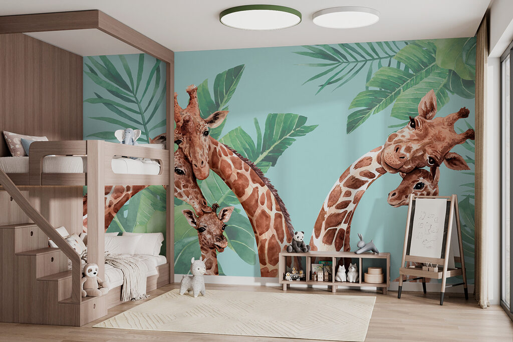 Giraffe Gathering — interior 1