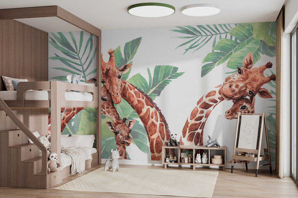 Giraffe Gathering — interior 1