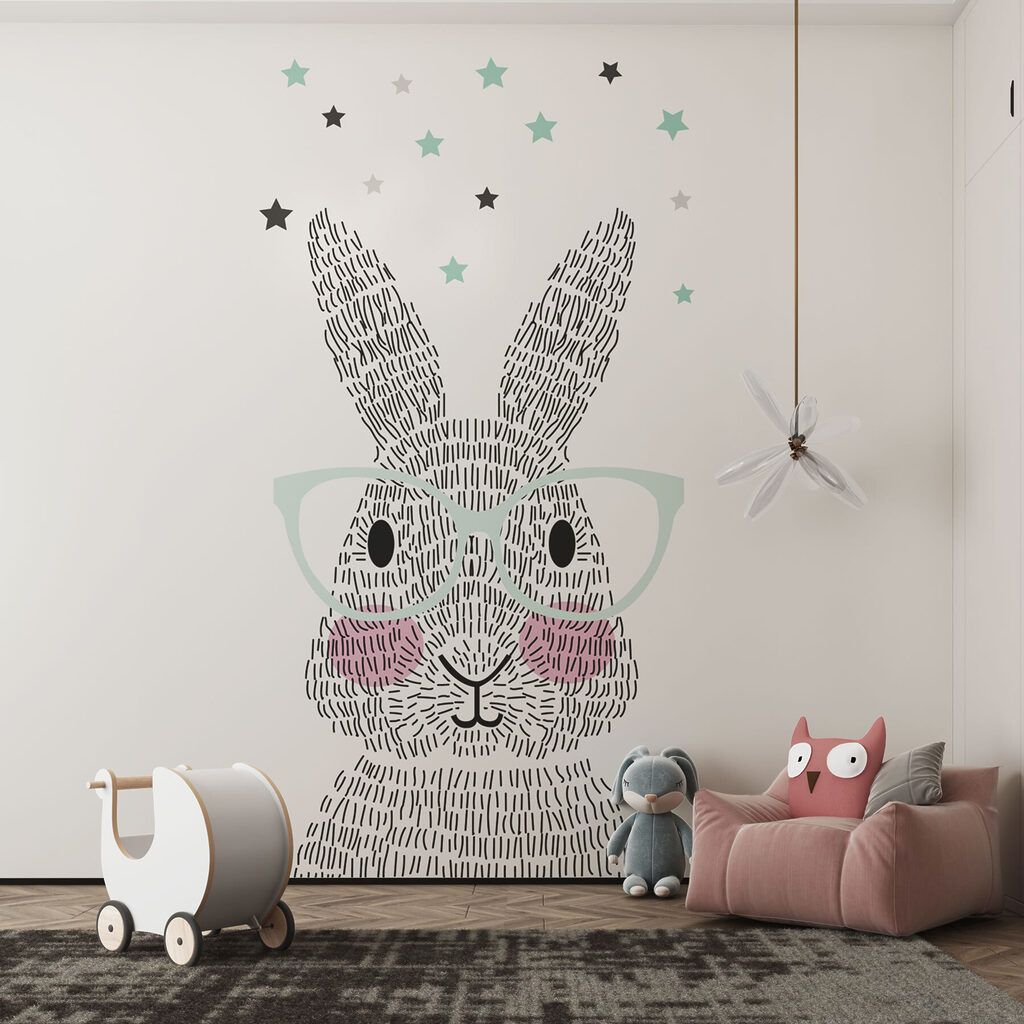 Rabbit with glasses — interior 3