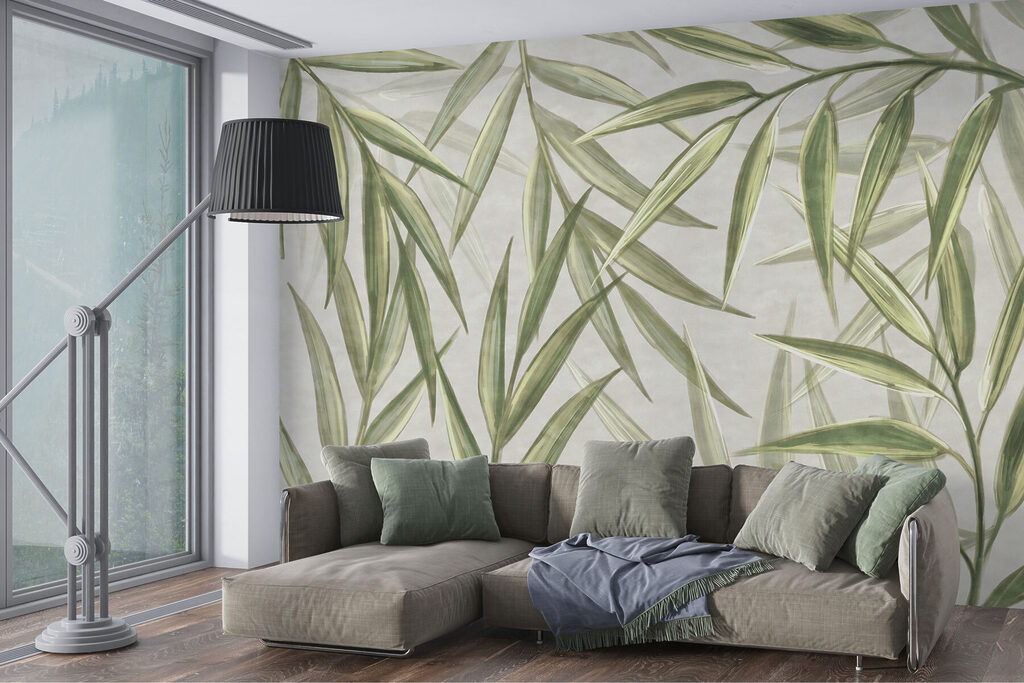 Narrow leaves crossing diagonally — interior 3